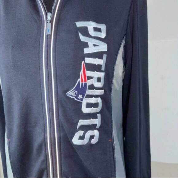 New England Patriots Jacket Mens Medium Full Zip Tommy Bahama NFL Football - Picture 8 of 12